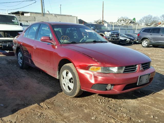 4A3AA46G52E014525 - 2002 MITSUBISHI GALANT ES RED photo 1