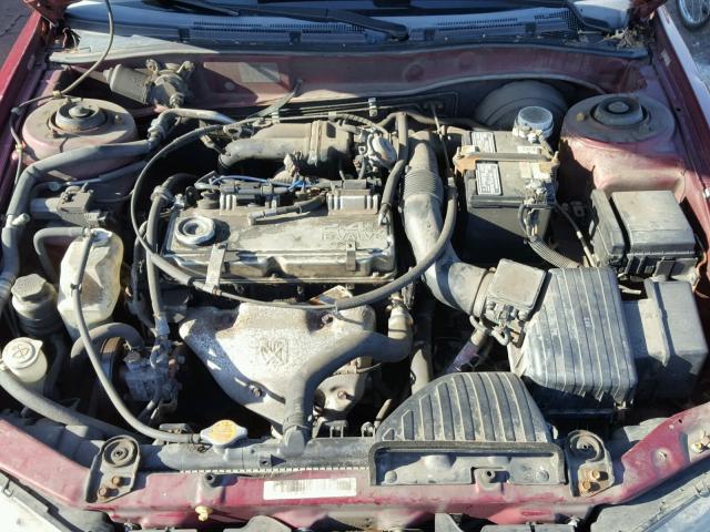 4A3AA46G52E014525 - 2002 MITSUBISHI GALANT ES RED photo 7