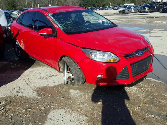 1FADP3F26EL317946 - 2014 FORD FOCUS SE RED photo 1