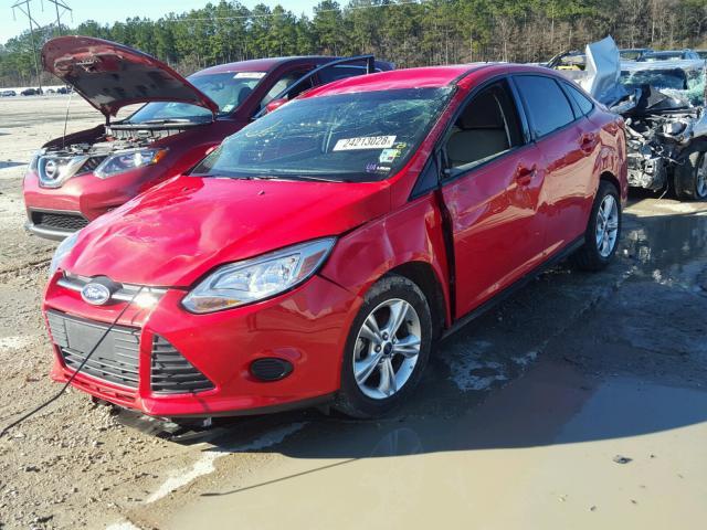 1FADP3F26EL317946 - 2014 FORD FOCUS SE RED photo 2