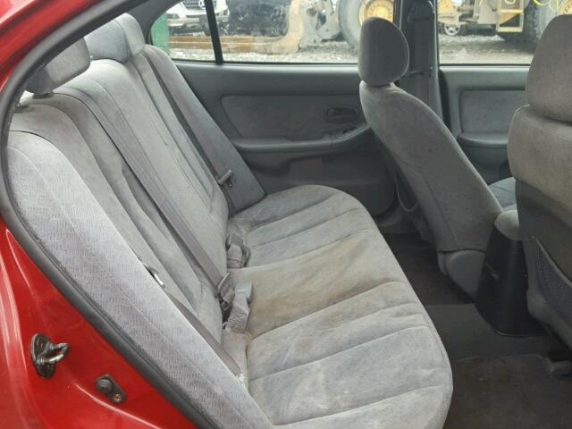 KMHDN46D74U719972 - 2004 HYUNDAI ELANTRA GL RED photo 6