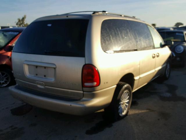 1C4GP44R4YB606962 - 2000 CHRYSLER TOWN & COU GOLD photo 4