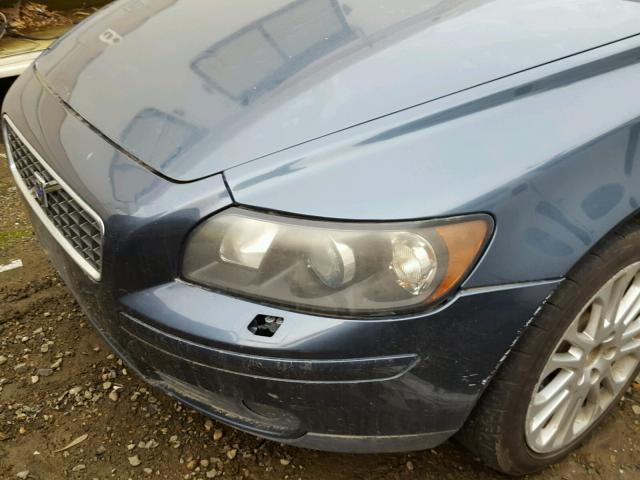 YV1MS682152102871 - 2005 VOLVO S40 T5 BLUE photo 9