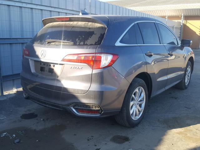 5J8TB3H33HL009827 - 2017 ACURA RDX BASE GRAY photo 4