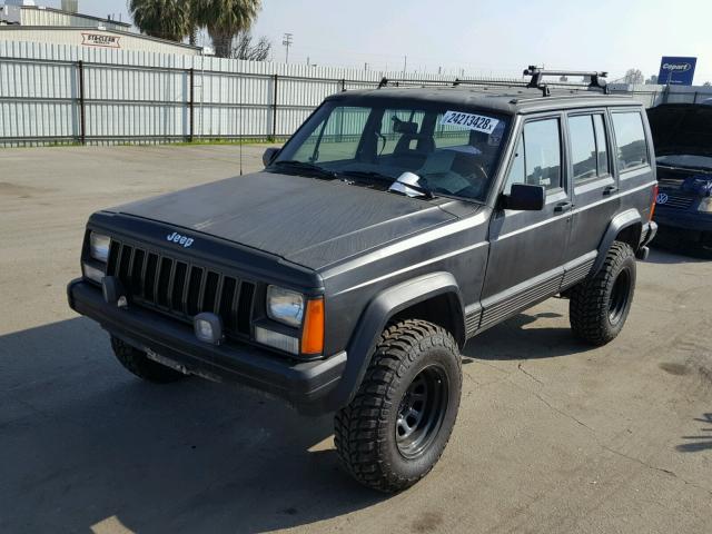 1JCMR7840JT166248 - 1988 JEEP CHEROKEE L BLACK photo 2