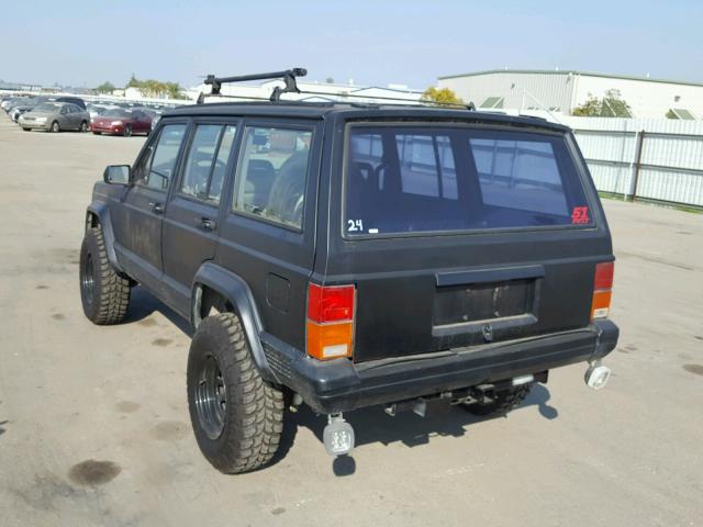 1JCMR7840JT166248 - 1988 JEEP CHEROKEE L BLACK photo 3