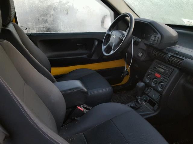 SALNY12273A239796 - 2003 LAND ROVER FREELANDER YELLOW photo 5