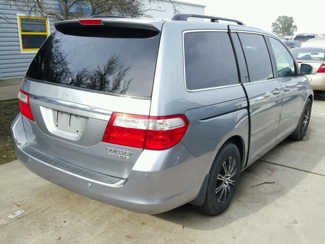 5FNRL38805B014984 - 2005 HONDA ODYSSEY TO GRAY photo 4