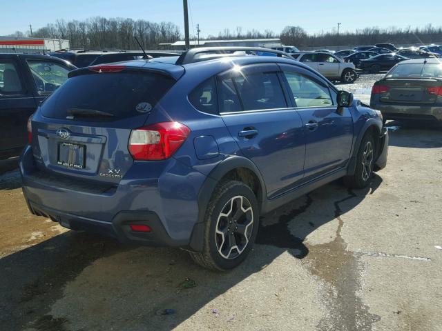 JF2GPAGC3D2888531 - 2013 SUBARU XV CROSSTR BLUE photo 4