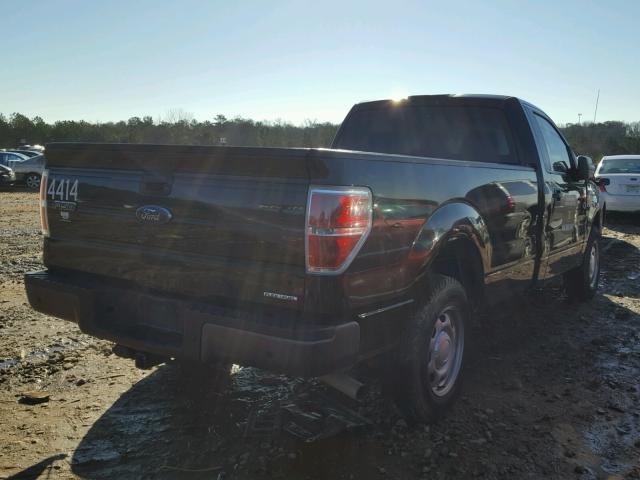 1FTMF1CMXEKD26971 - 2014 FORD F150 BLACK photo 4