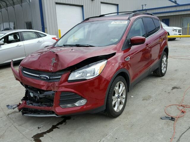 1FMCU0GX0DUA33420 - 2013 FORD ESCAPE SE RED photo 2