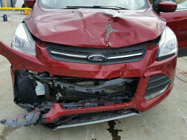 1FMCU0GX0DUA33420 - 2013 FORD ESCAPE SE RED photo 7