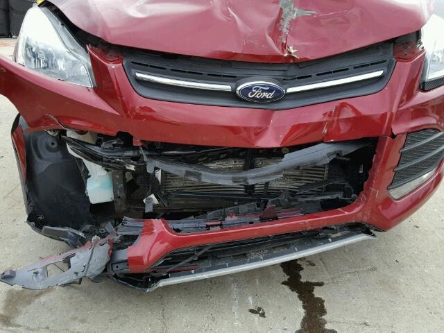 1FMCU0GX0DUA33420 - 2013 FORD ESCAPE SE RED photo 9