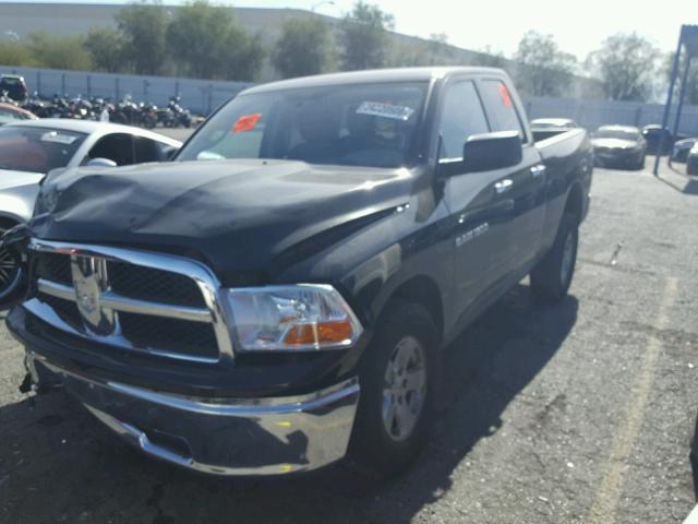 1C6RD6GP3CS293863 - 2012 DODGE RAM 1500 S BLACK photo 2