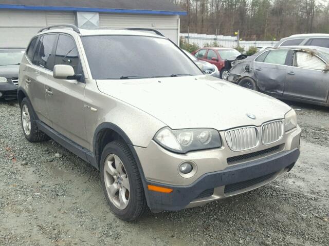 WBXPC93427WJ00054 - 2007 BMW X3 3.0SI GOLD photo 1