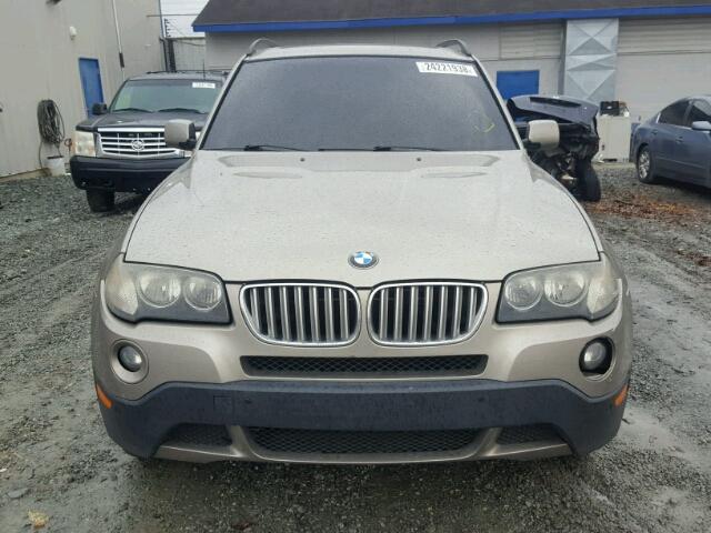 WBXPC93427WJ00054 - 2007 BMW X3 3.0SI GOLD photo 9