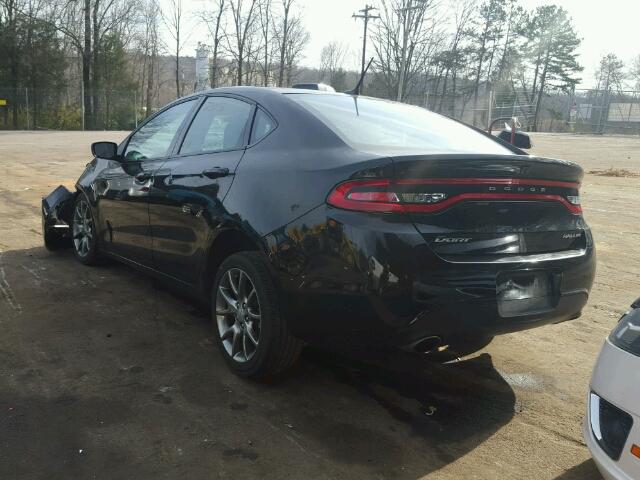 1C3CDFBB9FD267551 - 2015 DODGE DART SXT BLACK photo 3