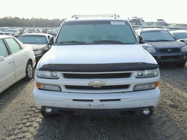 1GNEK13T34R214369 - 2004 CHEVROLET TAHOE K150 WHITE photo 5