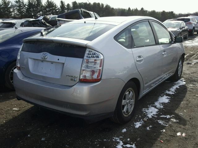 JTDKB20U567063984 - 2006 TOYOTA PRIUS SILVER photo 4