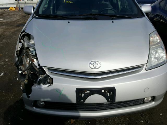 JTDKB20U567063984 - 2006 TOYOTA PRIUS SILVER photo 9