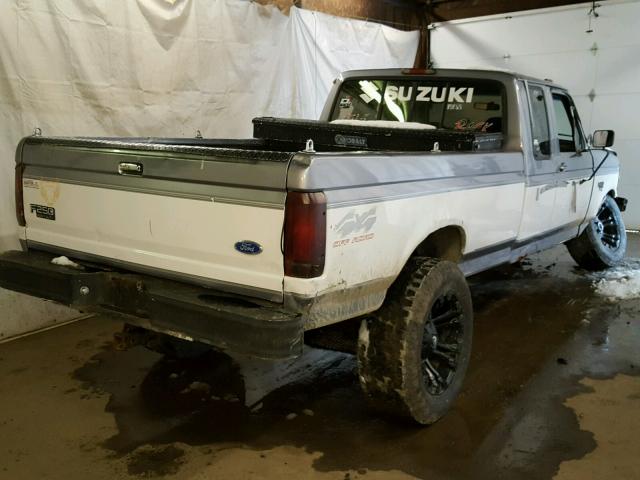 1FTHX26F2VEA41343 - 1997 FORD F250 TWO TONE photo 4