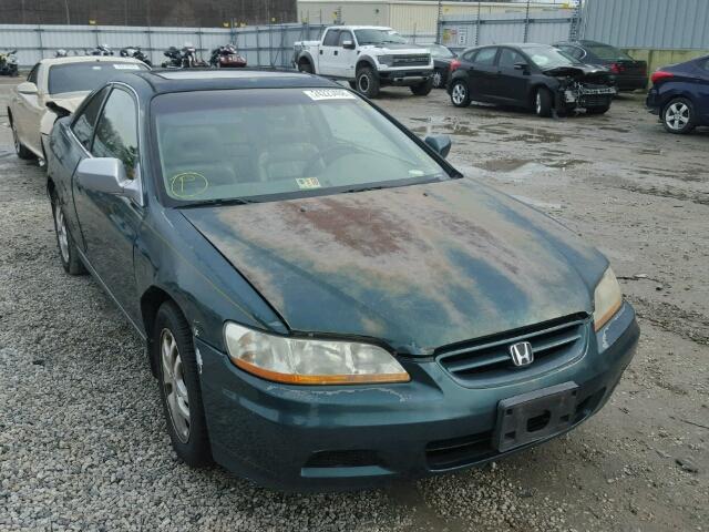 1HGCG22552A015279 - 2002 HONDA ACCORD EX GREEN photo 1