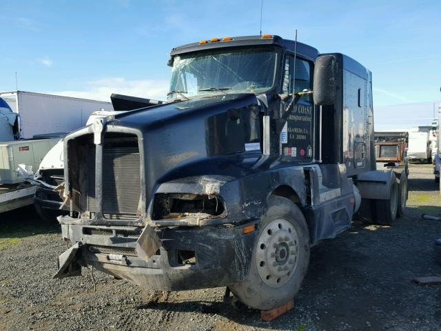 1XKADR9X4SS637336 - 1995 KENWORTH CONSTRUCTI BLACK photo 2