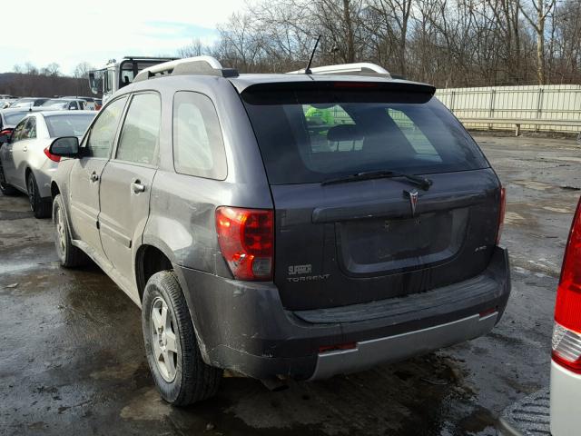 2CKDL43F486052372 - 2008 PONTIAC TORRENT GRAY photo 3