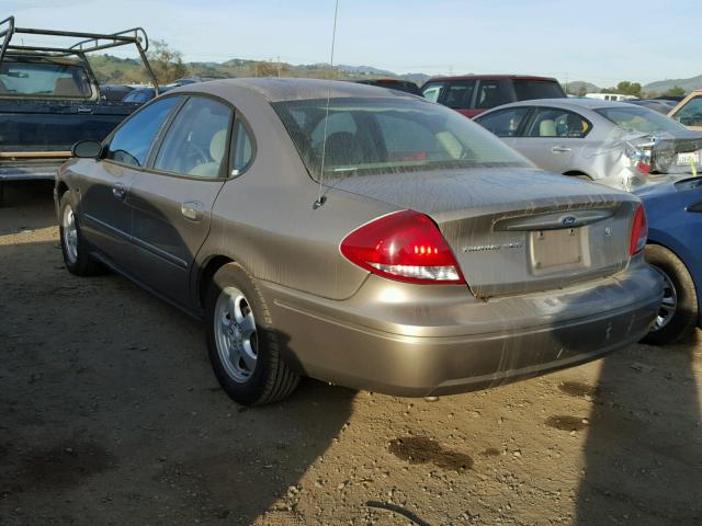 1FAFP55S44A182191 - 2004 FORD TAURUS SES BEIGE photo 3