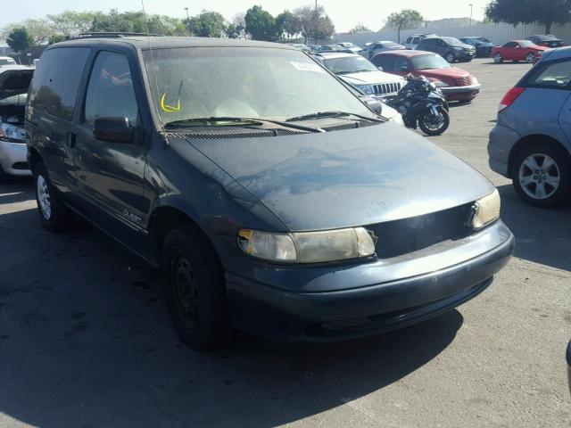 4N2DN1116WD802776 - 1998 NISSAN QUEST XE GREEN photo 1