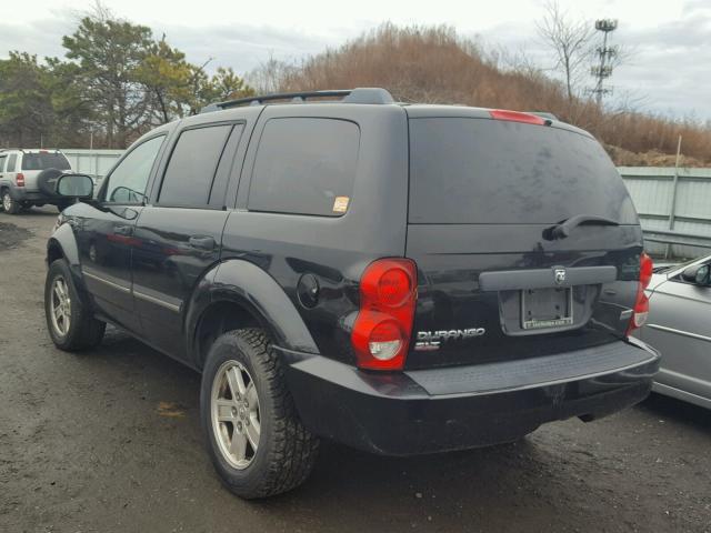 1D8HB48278F109785 - 2008 DODGE DURANGO SL BLACK photo 3