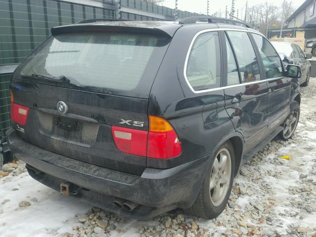 5UXFB33563LH40251 - 2003 BMW X5 4.4I BLACK photo 4
