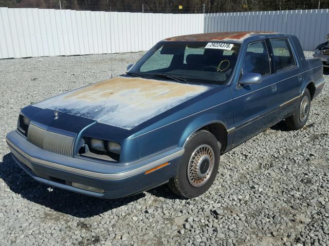 1C3XC66R3PD136743 - 1993 CHRYSLER NEW YORKER 青色 照片 2