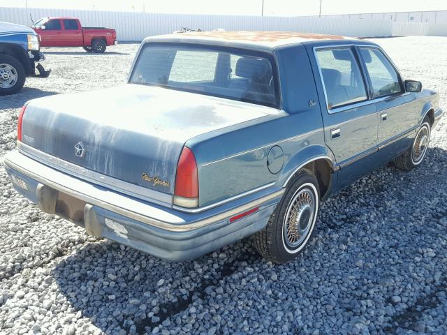 1C3XC66R3PD136743 - 1993 CHRYSLER NEW YORKER 青色 照片 4