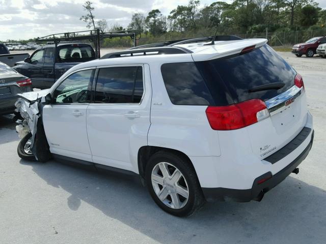 2CTFLDEYXA6304327 - 2010 GMC TERRAIN SL WHITE photo 3