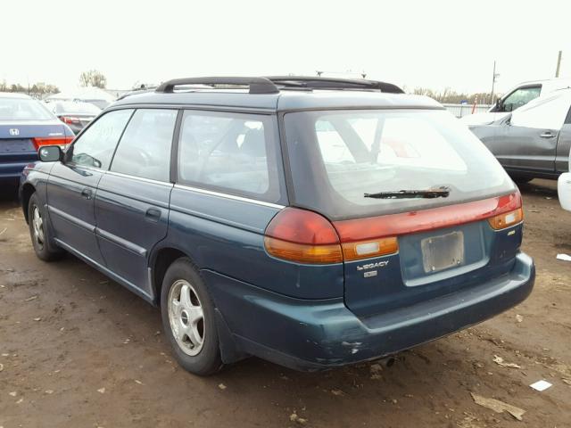 4S3BK4354T7311430 - 1996 SUBARU LEGACY L GREEN photo 3