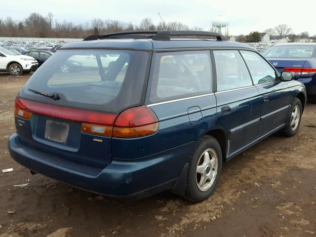 4S3BK4354T7311430 - 1996 SUBARU LEGACY L GREEN photo 4