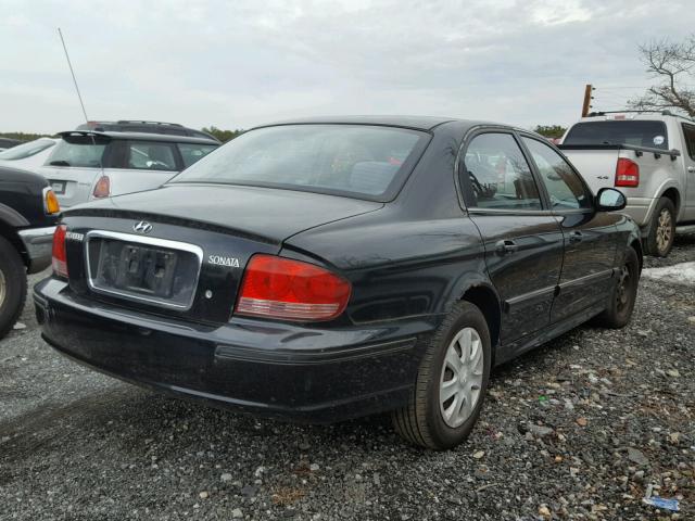 KMHWF25S45A176982 - 2005 HYUNDAI SONATA GL BLACK photo 4