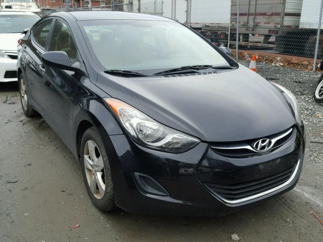 KMHDH4AE5BU127295 - 2011 HYUNDAI ELANTRA GL BLACK photo 1