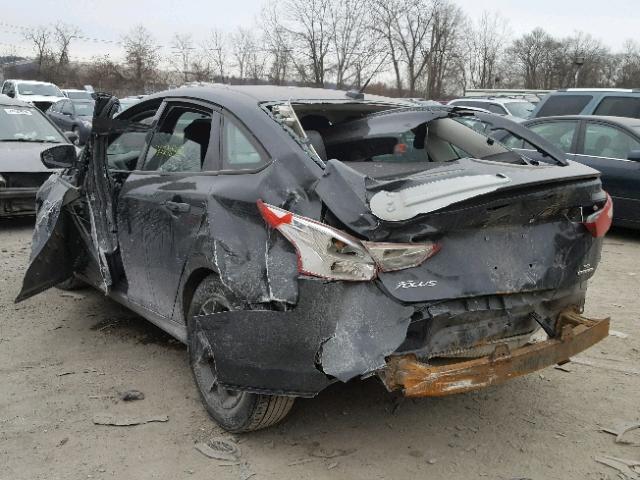 1FADP3F23DL205121 - 2013 FORD FOCUS SE BLACK photo 3