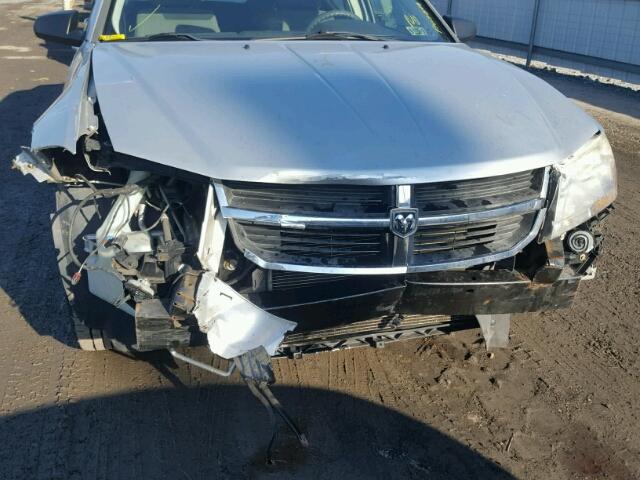 1B3LC56J38N217303 - 2008 DODGE AVENGER SX SILVER photo 9