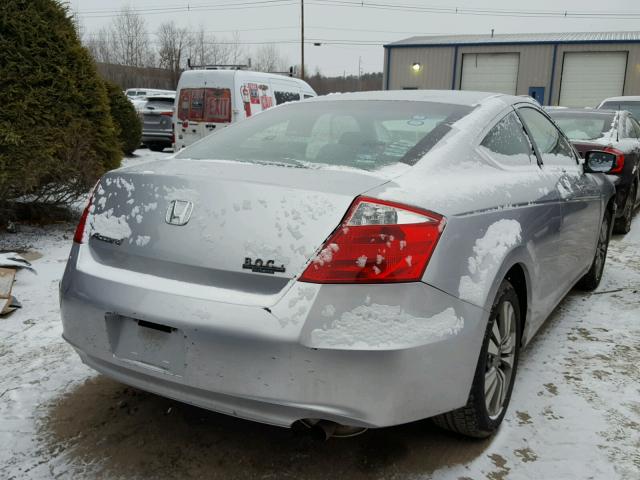 1HGCS12389A000745 - 2009 HONDA ACCORD LX SILVER photo 4