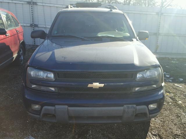 1GNET16S046196611 - 2004 CHEVROLET TRAILBLAZE BLUE photo 9