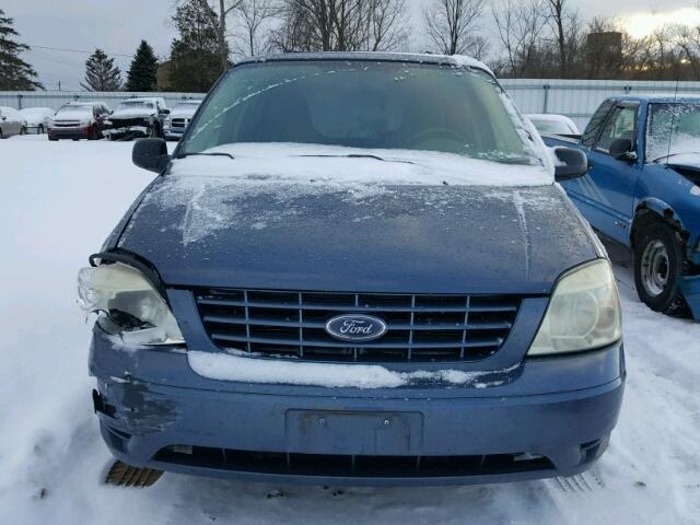 2FMZA51696BA11294 - 2006 FORD FREESTAR S BLUE photo 9