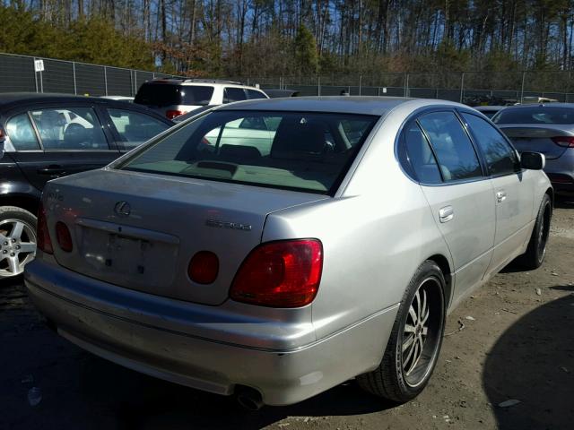 JT8BD69S710142558 - 2001 LEXUS GS 300 SILVER photo 4