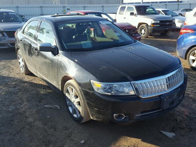 3LNHM28T18R639688 - 2008 LINCOLN MKZ BLACK photo 1