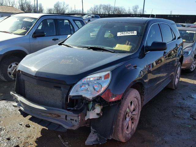 2GNALBEK1C1217025 - 2012 CHEVROLET EQUINOX LS BLACK photo 2