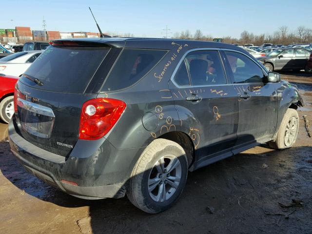 2GNALBEK1C1217025 - 2012 CHEVROLET EQUINOX LS BLACK photo 4