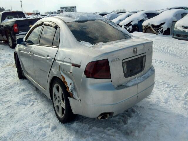 19UUA66266A802342 - 2006 ACURA 3.2TL SILVER photo 3