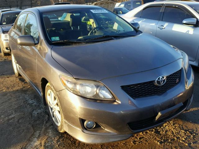 2T1BU40E19C160018 - 2009 TOYOTA COROLLA BA GRAY photo 1